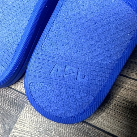APL Men's Big Logo Techloom Slide NWT *IN BOX* Size 7 (Cobalt/White) - Picture 10 of 14